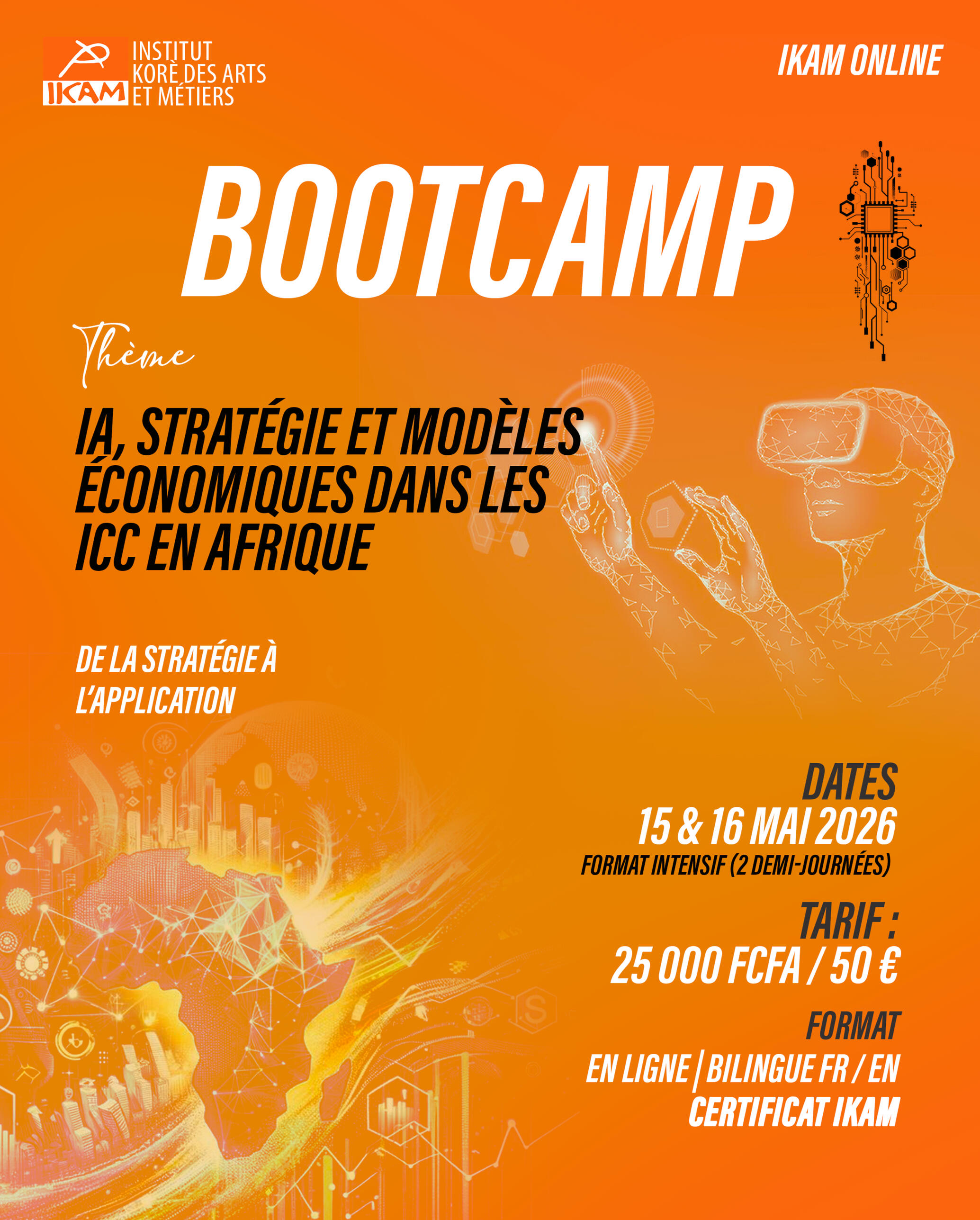 IKAM Online Bootcamp IA, Culture et Leadership en Afrique